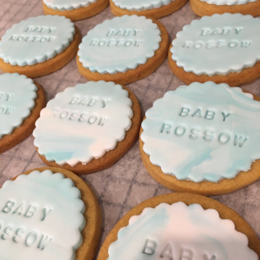 Personalised Round Cookies