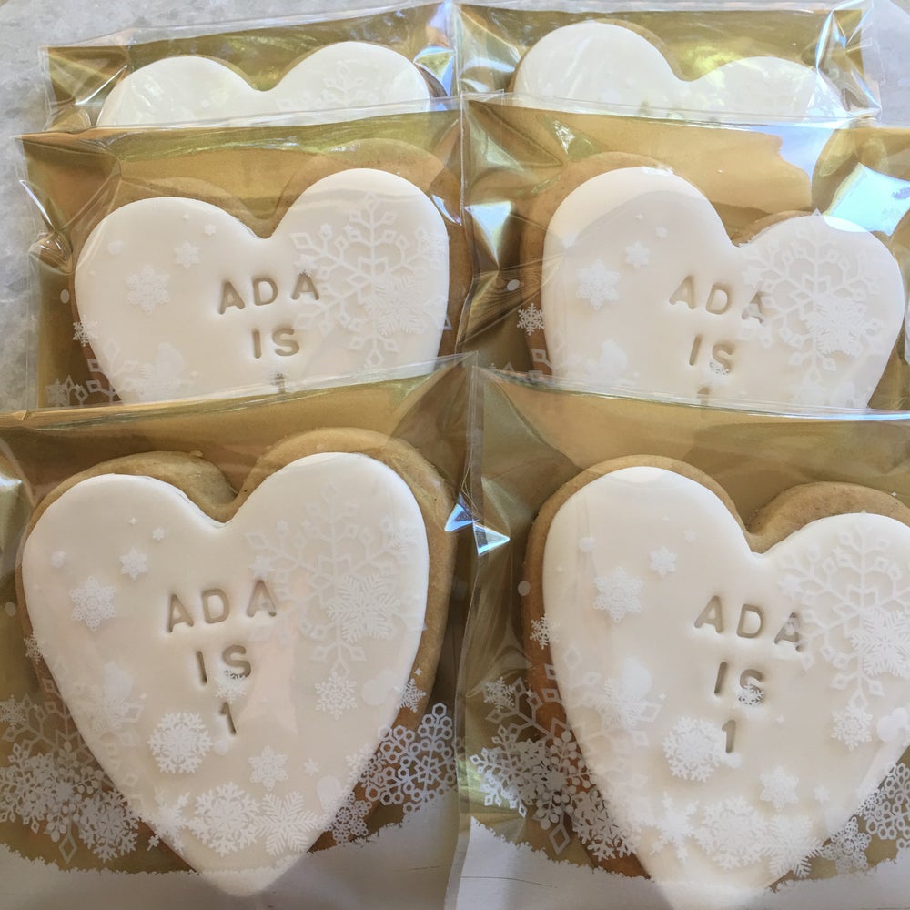 Personalised Heart Cookies